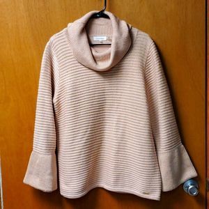 Calvin klein cowl neck sweater,  large